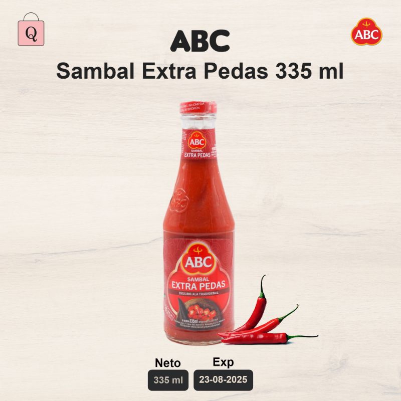 

Sambal ABC Extra Pedas 335 ml - chilli saus abc