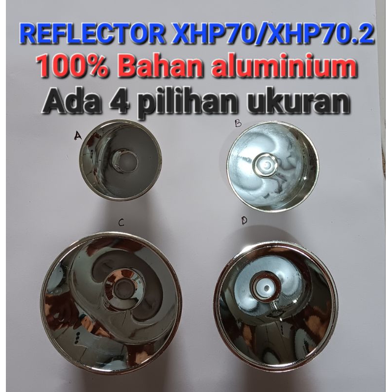 Reflector Led Cree Xhp70/Xhp70.2 (perhatikan suara dentingan barang di video)