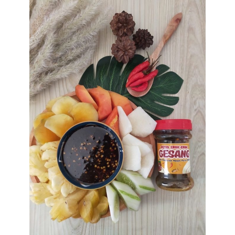 

petis rujak buah siap pakai / petis erok-erok / Petis mercon /petis madura / petis tuna