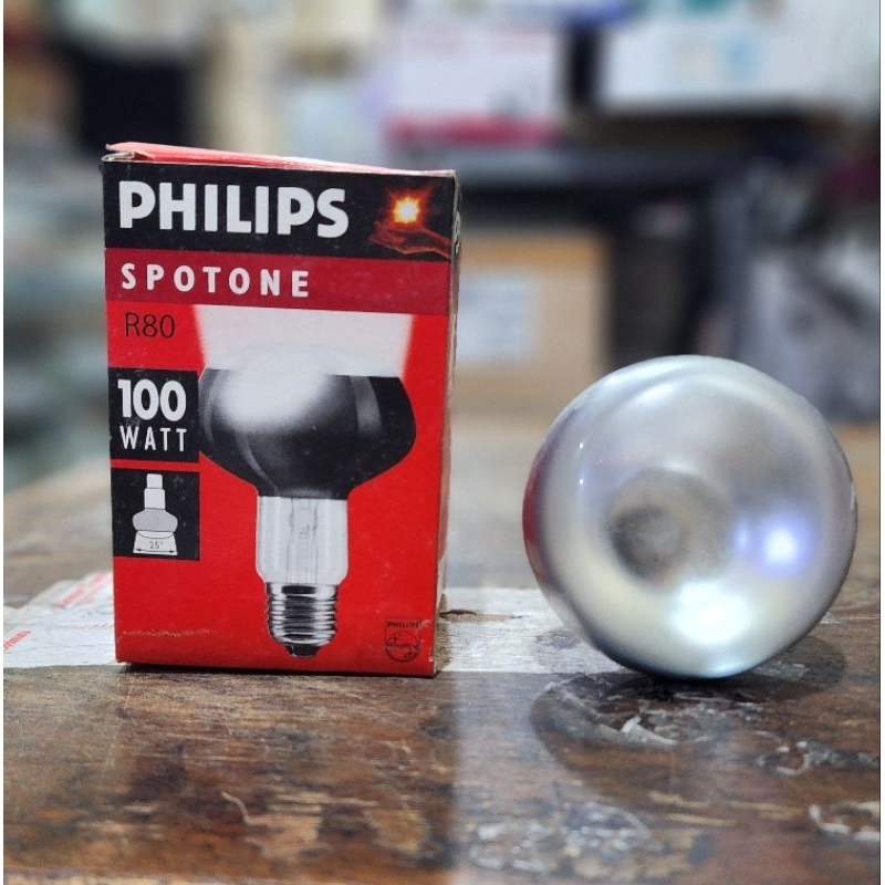 Philips Lampu Sorot Spotone PAR38 120/100/80 Watt / 120/100/80W Clear Lampu Par 38 120/100Watt