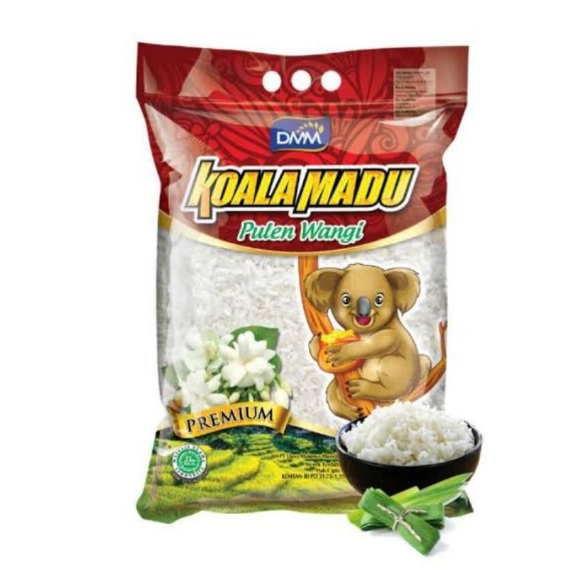 

KOALA MADU BERAS PREMIUM BERAS PULEN 5 KG