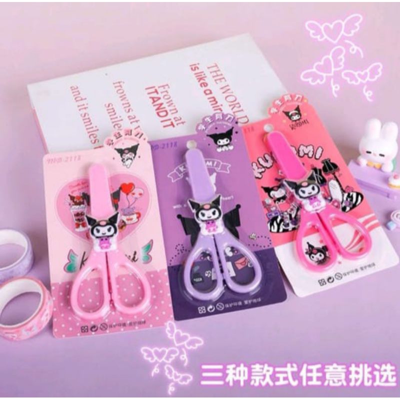 

gunting karakter sanrio ada tutup nya