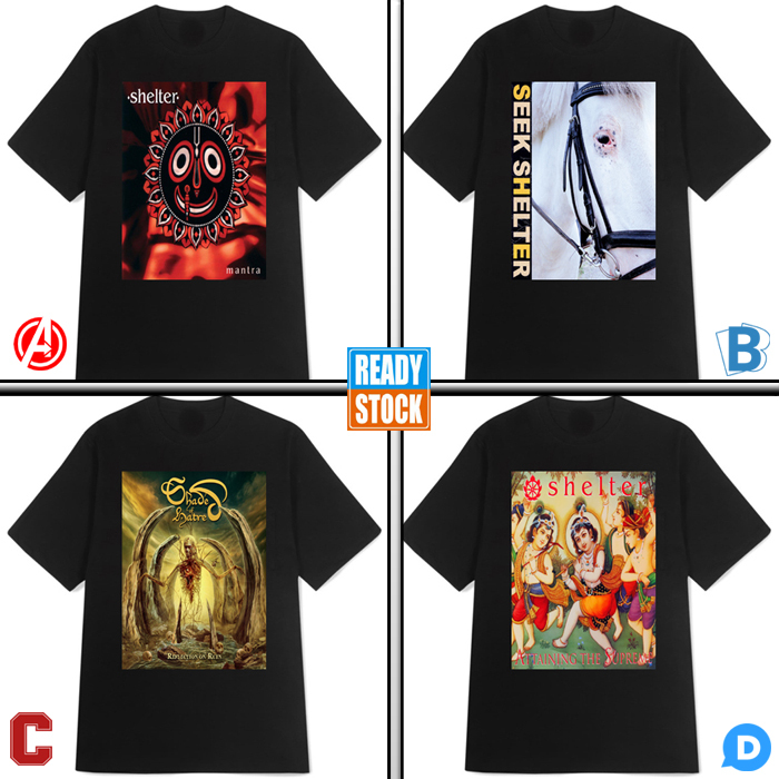 Kaos Shelter Mantra Tshirt 100% Cotton
