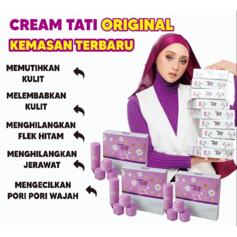 CREAM PAKET TATI /SKINCARE /PERAWATAN WAJAH