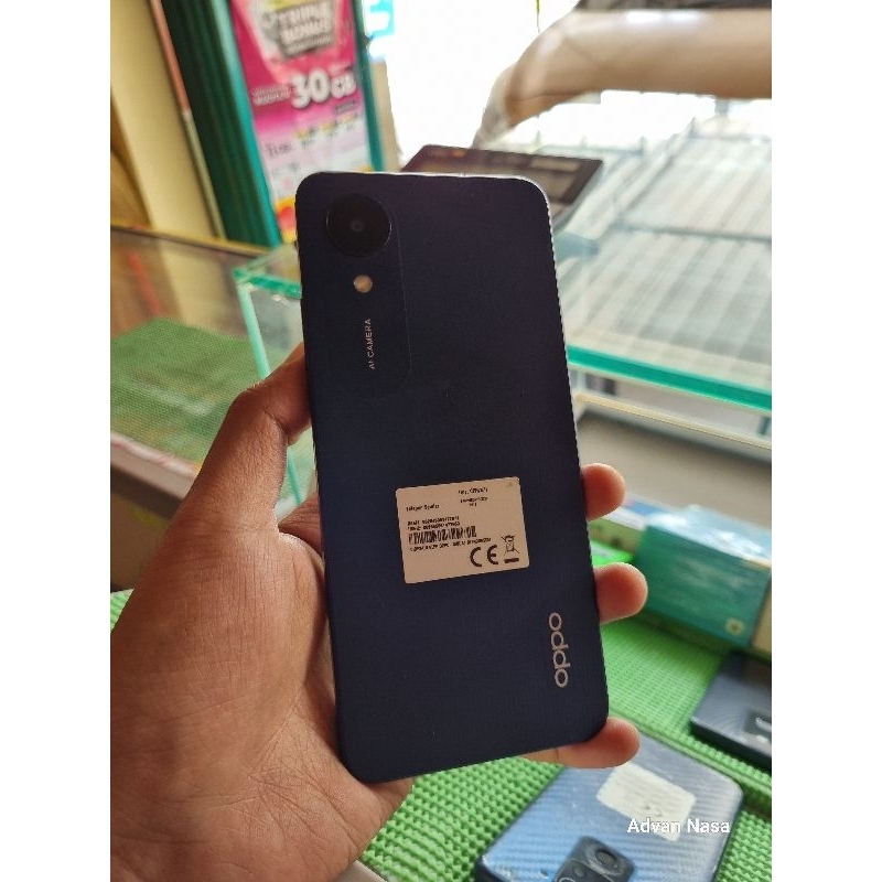 (second) Oppo A17k Ram 3+4/64gb Fullset Likenew