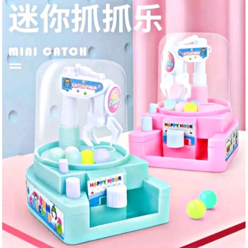 Mainan Anak Mesin Capit Bola Mini Claw Machine Candy / Mainan Anak Mesin Capit Bola Mini