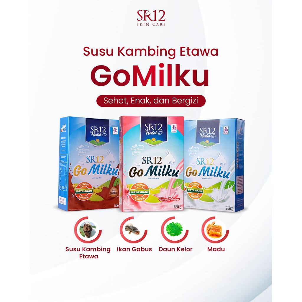 

Susu Gomilku SR12 600gr Susu Kambing Etawa Bubuk Dengan Madu