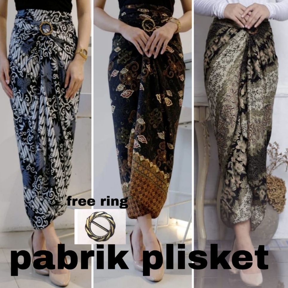 Dapatkanq7Q1c Rok lilit batik  Rok lilit  Rok bawahan kebaya modern terlaris