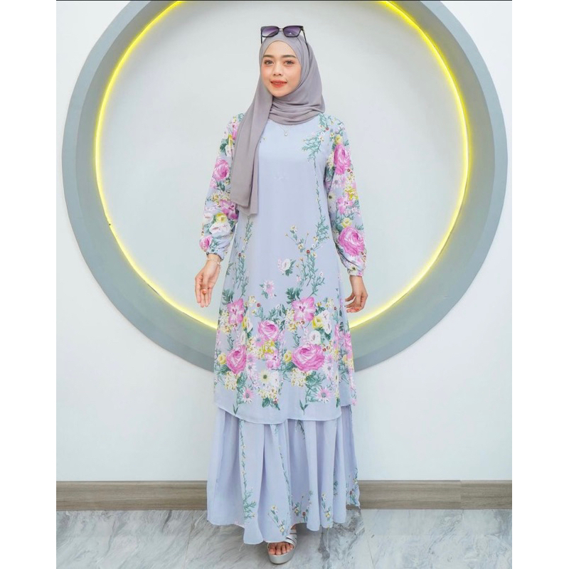 Gamis Malaysia Motif Premium