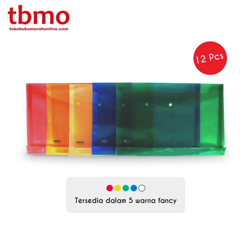 

Readystock MAP KANCING 1 BIG F4 8111 PACK MAP DOKUMEN MAP PLASTIK ISI 12 6P