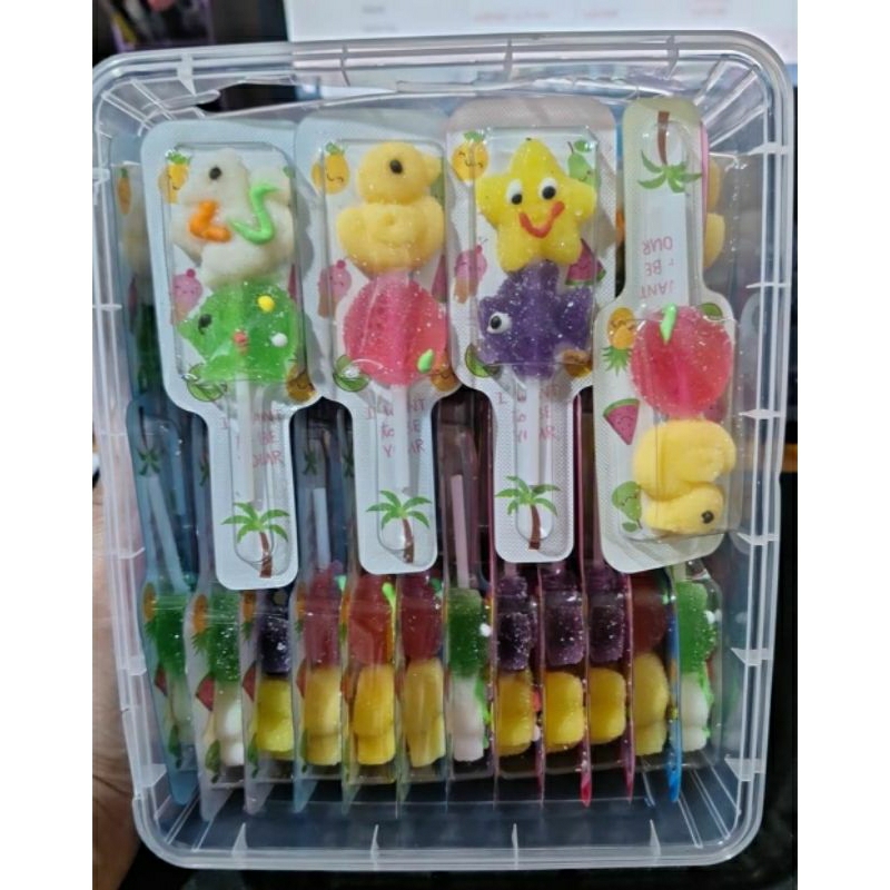 

Permen Gummy Yummy Permen Jelly Viral 1 Toples isi 50pcs
