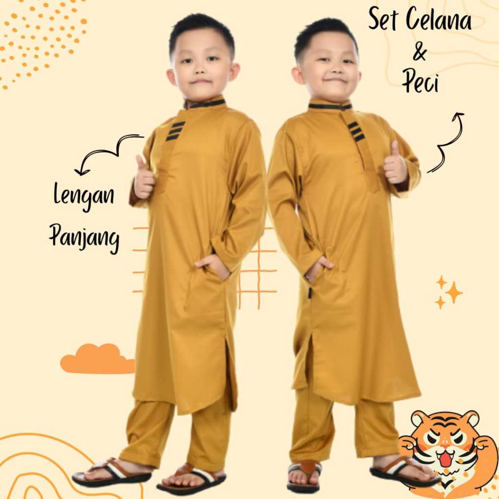 "SULTAN by AVARELL" Baju Koko Jubah Juba Gamis Muslim Putih Manasik Haji Hitam dll Anak Laki Laki Co