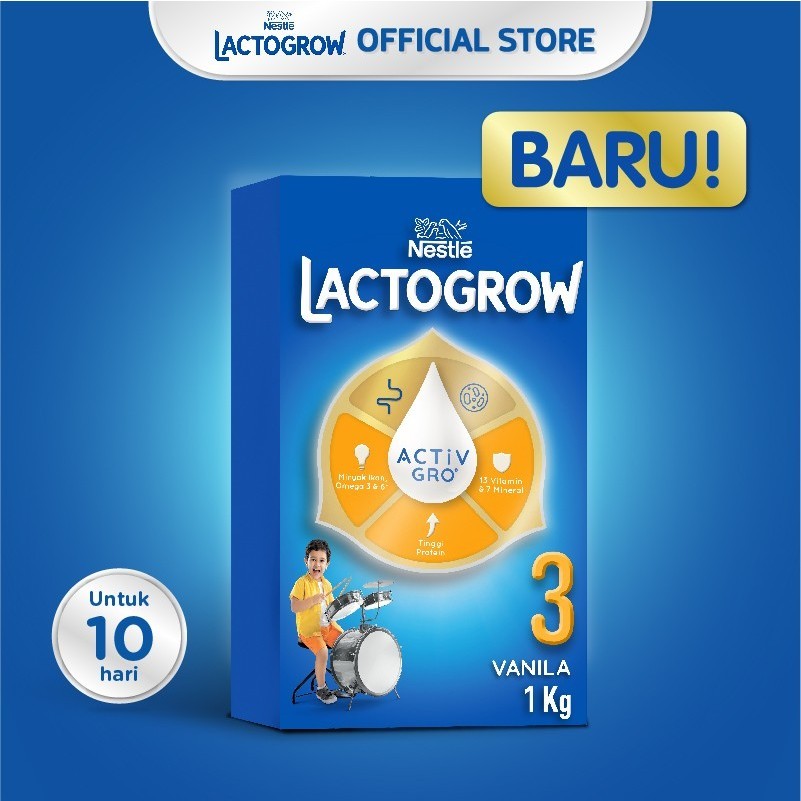 LACTOGROW 3 MADU 1 KG / LACTOGROW 3 VANILLA 1 KG