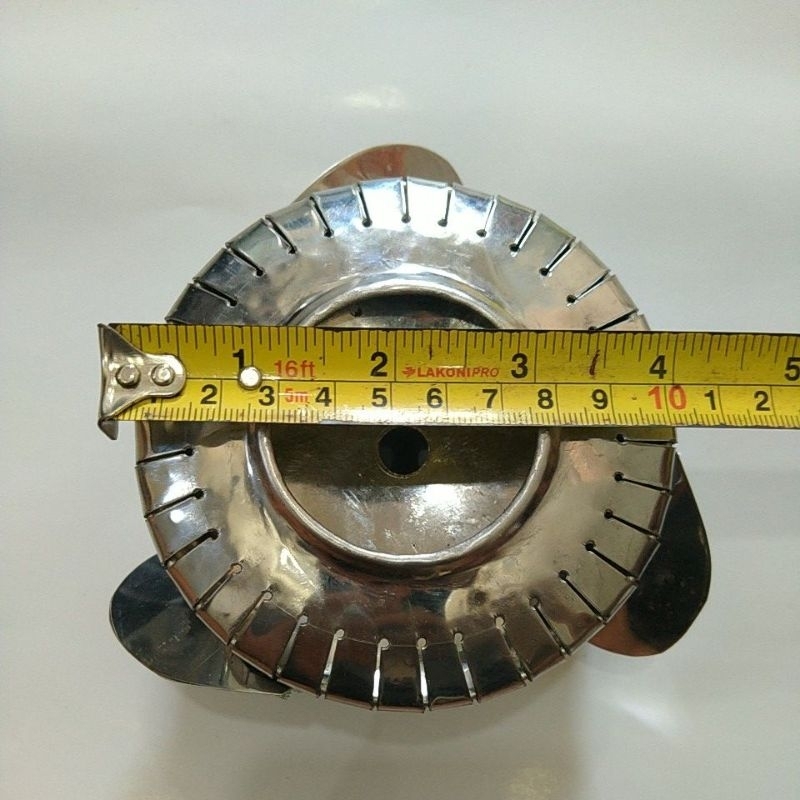 Tungku Stainless Arumanis model Twister keluar ke Atas