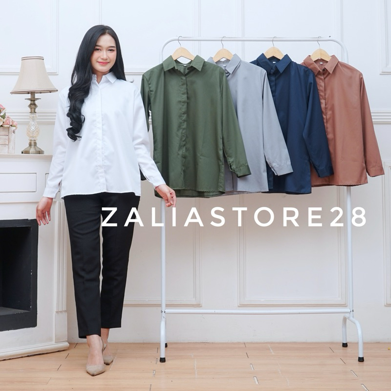 KEMEJA POLOS WANITA/ KEMEJA TOYOBO WANITA