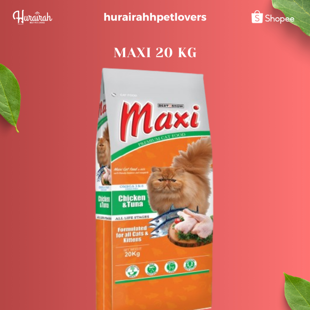 MAXI 20 KG - PAKAN MAKANAN KUCING