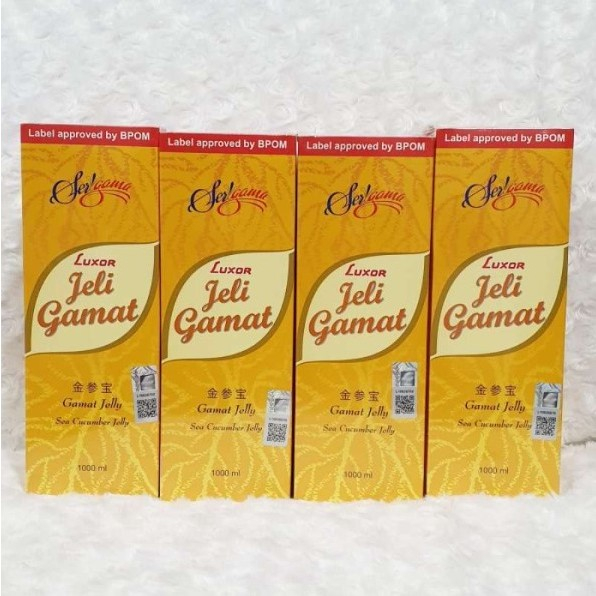 JELLY GAMAT CAIR LUXOR 1 LITER jelly gamat 1000ml original - teripang emas Luxor