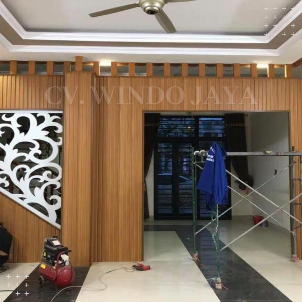 WPC/Wall Panel/WPC Wall Panel/WPC Motif Kayu Murah Terbaru 16cm