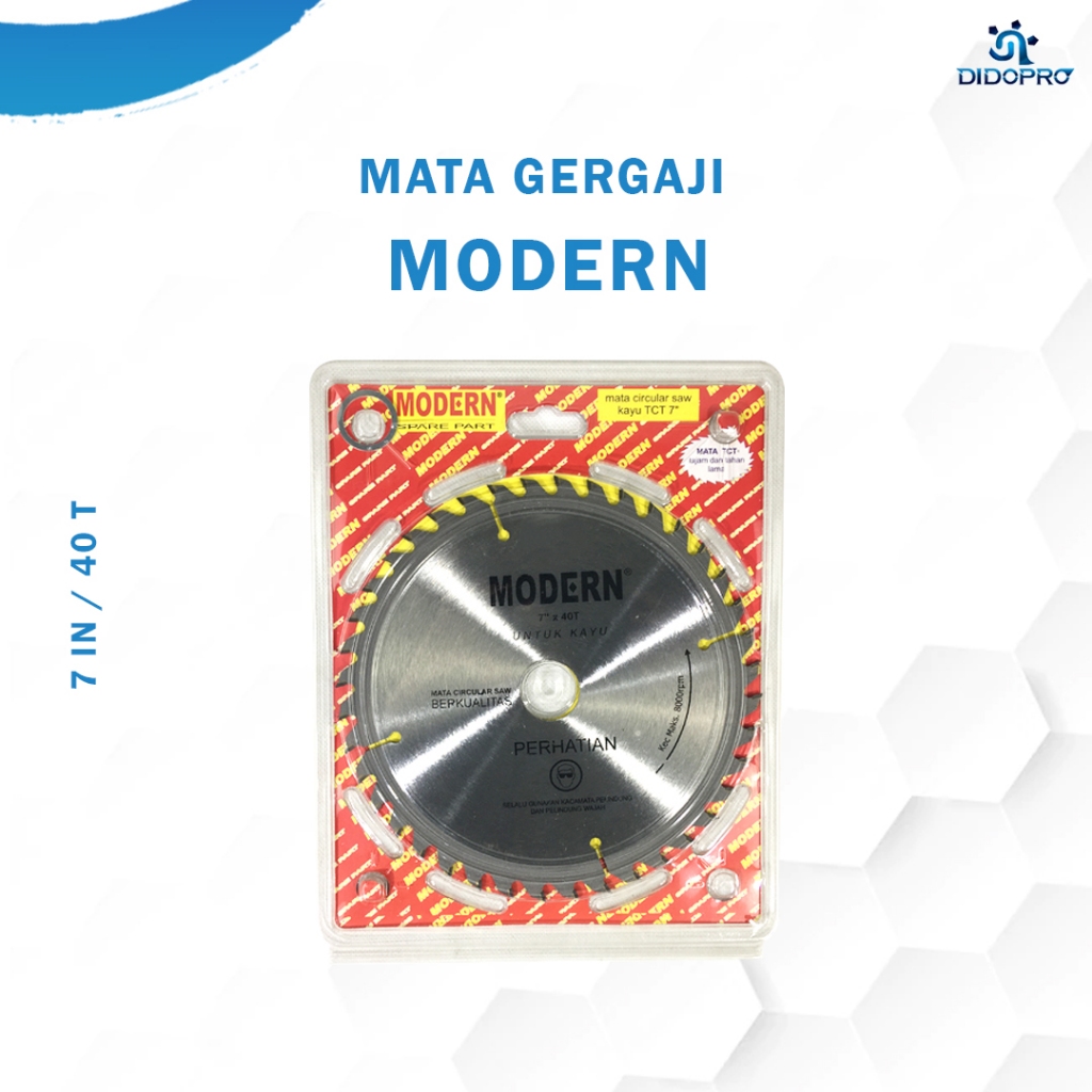 mata gergaji kayu 7 inch / mata gergaji kayu 7x40t modern / mata circular saw kayu tct 7 inch modern