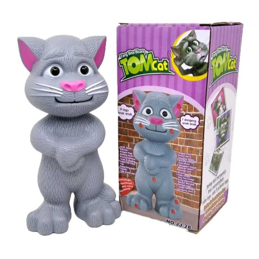 MAINAN TOM CAT / BONEKA KUCING BISA BICARA, BERNYANYI DAN MENIRUKAN SUARA