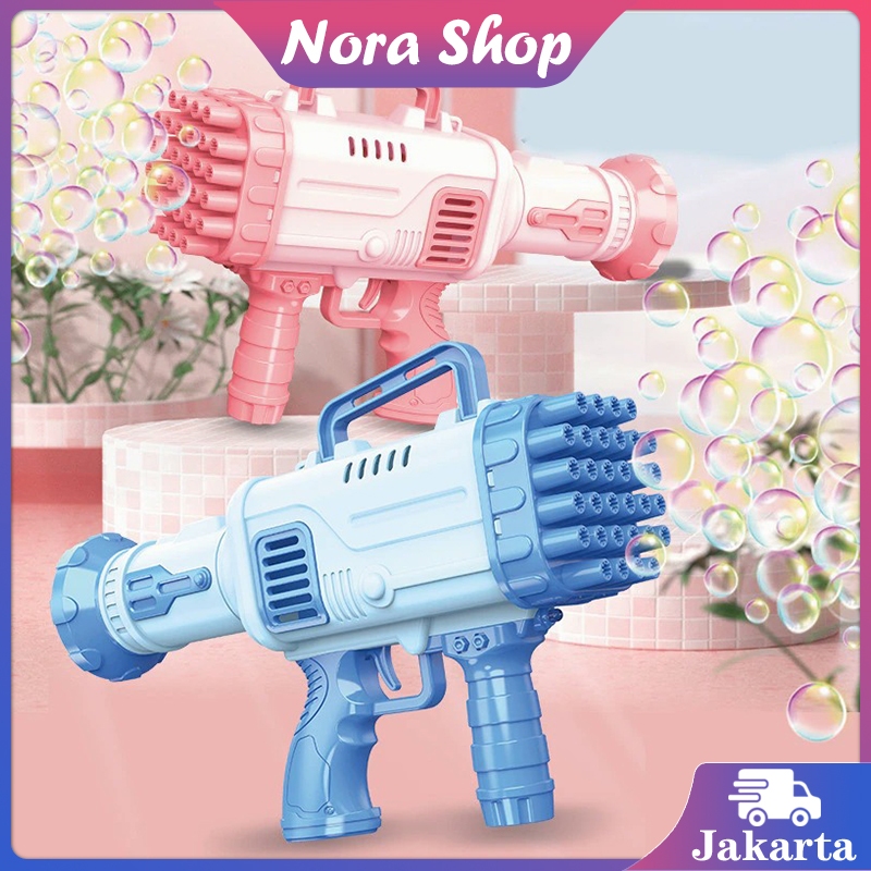 Pistol Gelembung Pistol Bubble Gun Mainan Gelembung Sabun Tembak Gelembung Mainan Bubble Gun