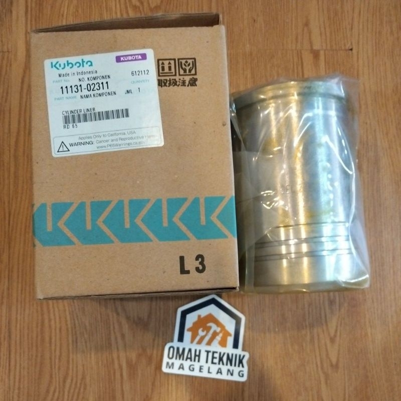 Cylinder Liner RD 65 ORIGINAL KUBOTA