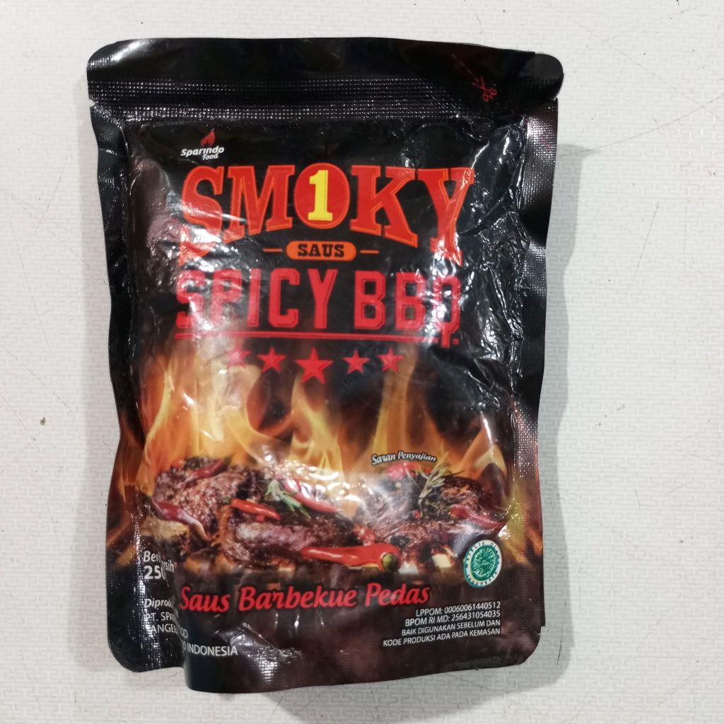 

Smoky 1 Saus Spicy BBQ 250 gram