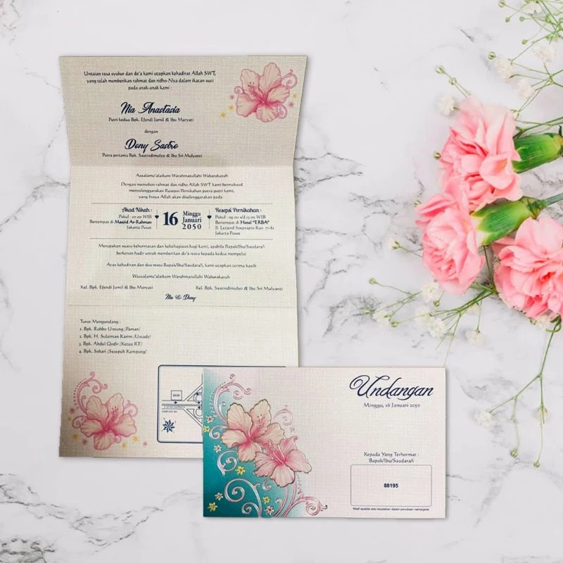 Undangan Pernikahan / Perkawinan Erba 88195