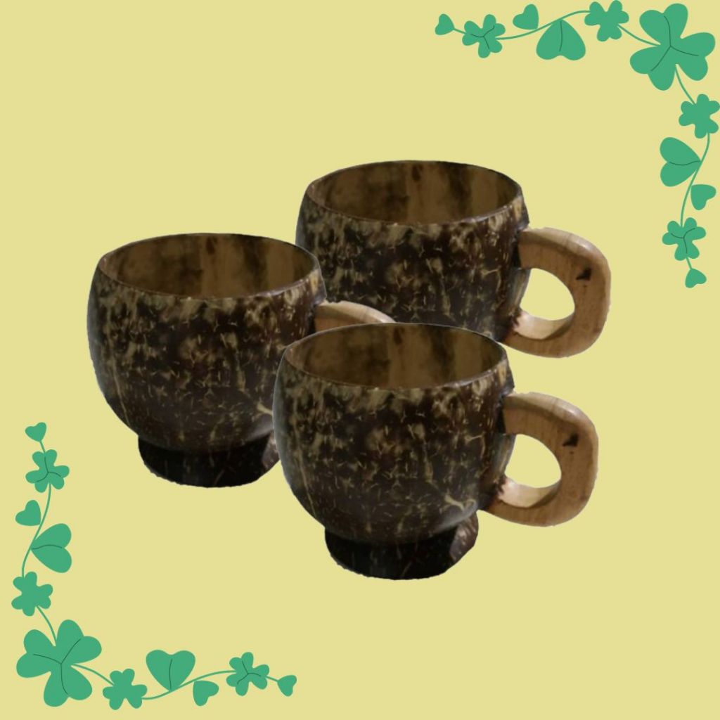 Gelas Cangkir Batok Kelapa Gelas Antik Cangkir Kopi Dan Teh