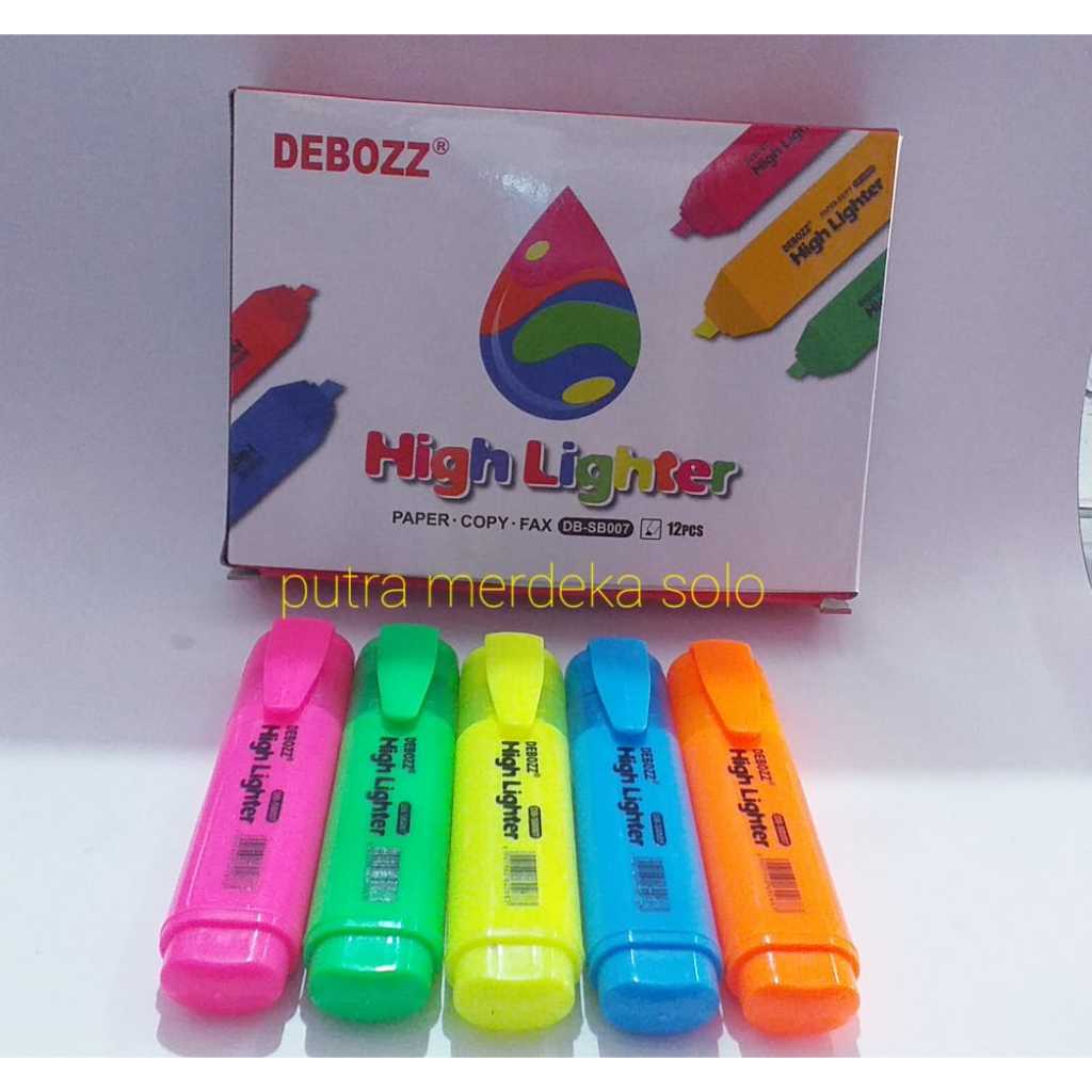 

Stabillo Debozz, Highlighter Debozz DB-SB007 Warna Mix