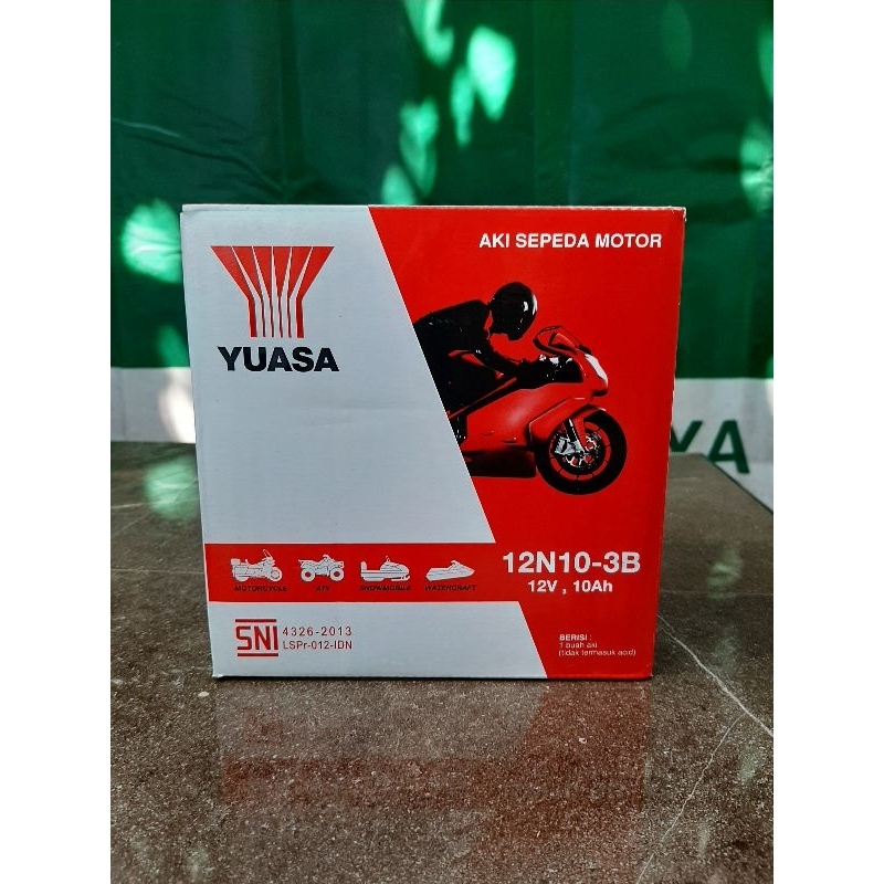 Aki Yuasa Basah 12N10-3B, 12V 10Ah