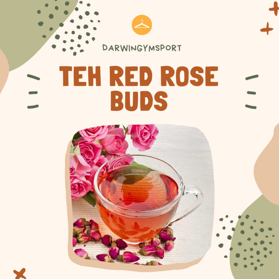 

TEH KUNCUP BUNGA MAWAR / RED ROSE BUDS FLOWER TEA 50G !!!!