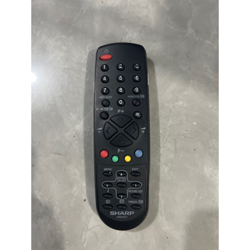 REMOTE REMOT TV SHARP 076K0VJ011 ORIGNAL ASLI