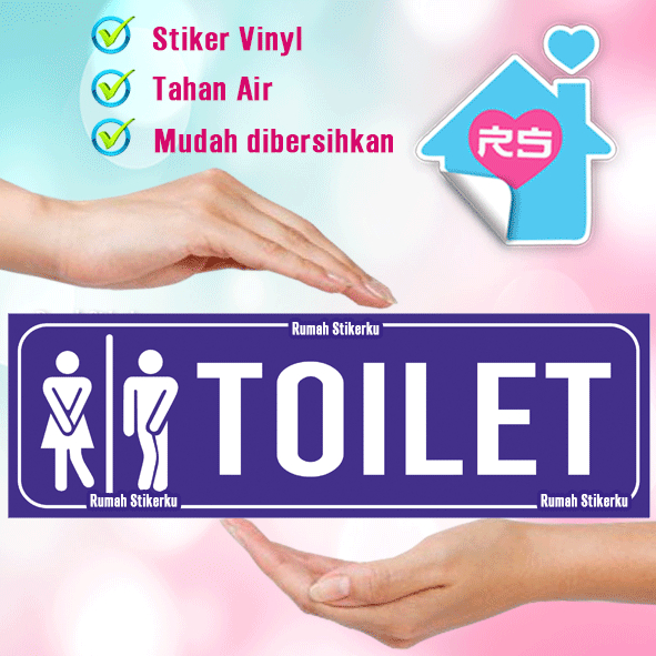 

Stiker TOILET