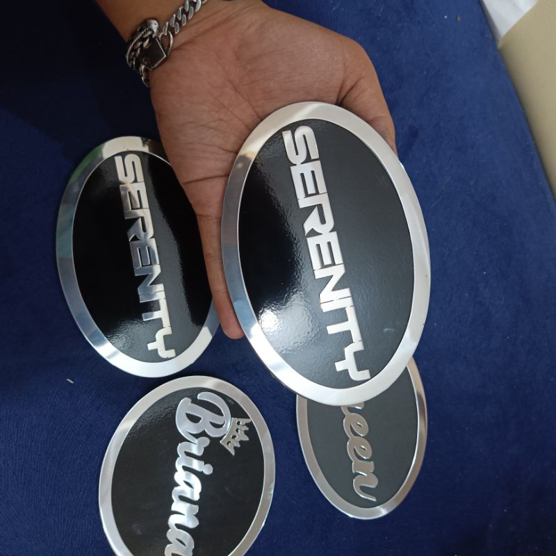 emblem logo mobil custom stainless