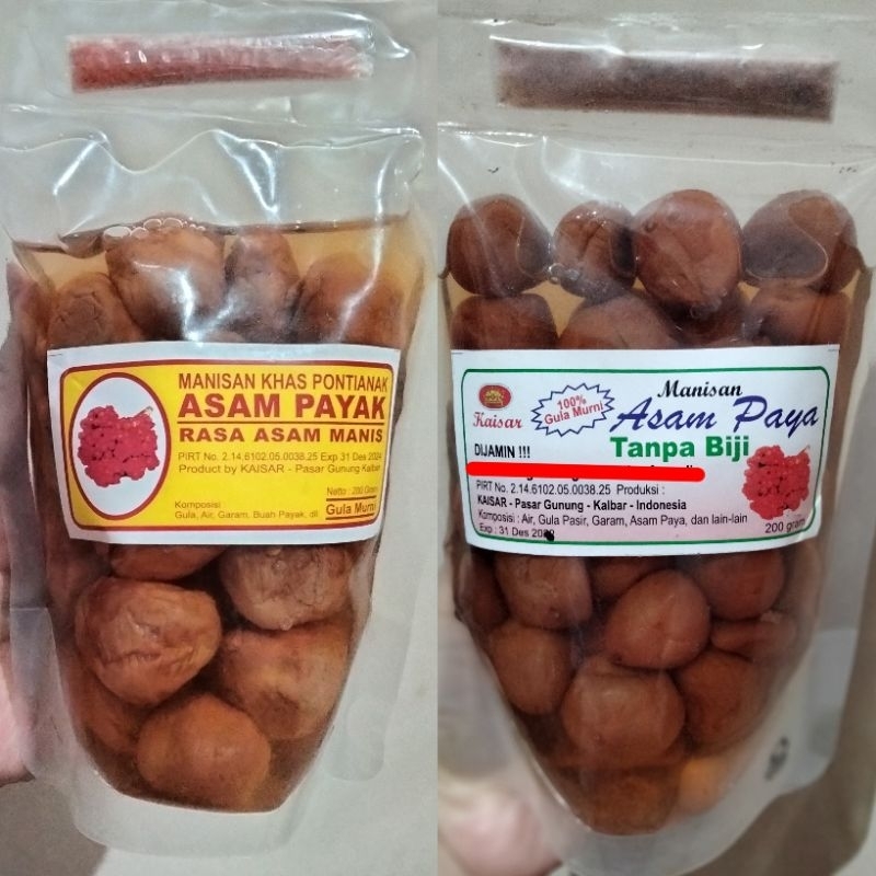 

Manisan Asam Paya Tanpa Biji / Kaisar Asam Payak Basah / Atap Seng / Asam Maram / Atapseng / Atapson / Atap Son