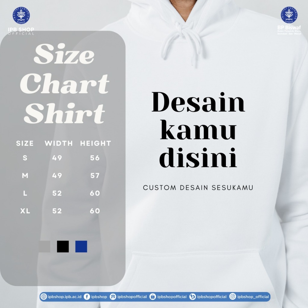 CUSTOM DESAIN HOODIE SESUKAMU BAHAN PROSTREET CVP