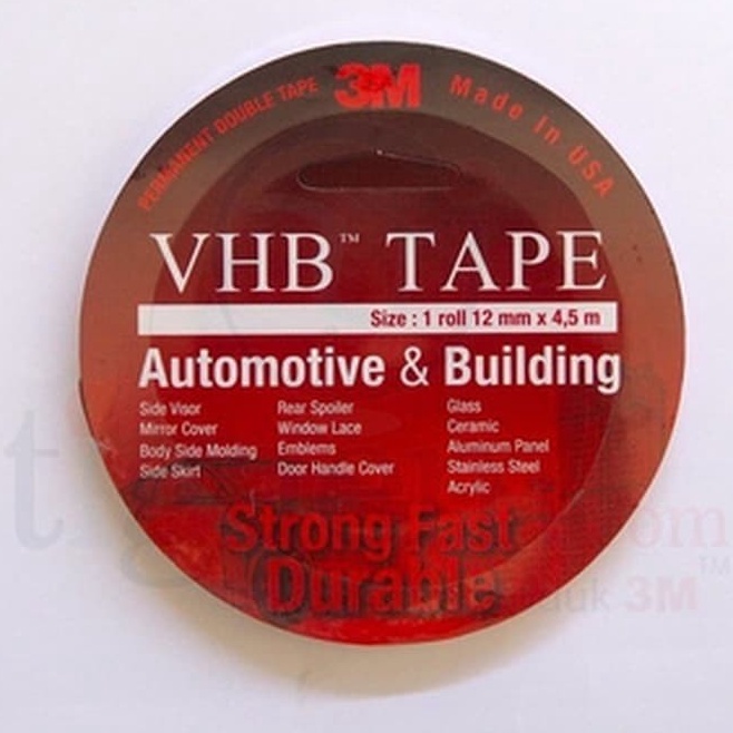 

Perekat 3M VHB Tape Double Tape 12mm x 45 m ORIGINAL Kecil imd