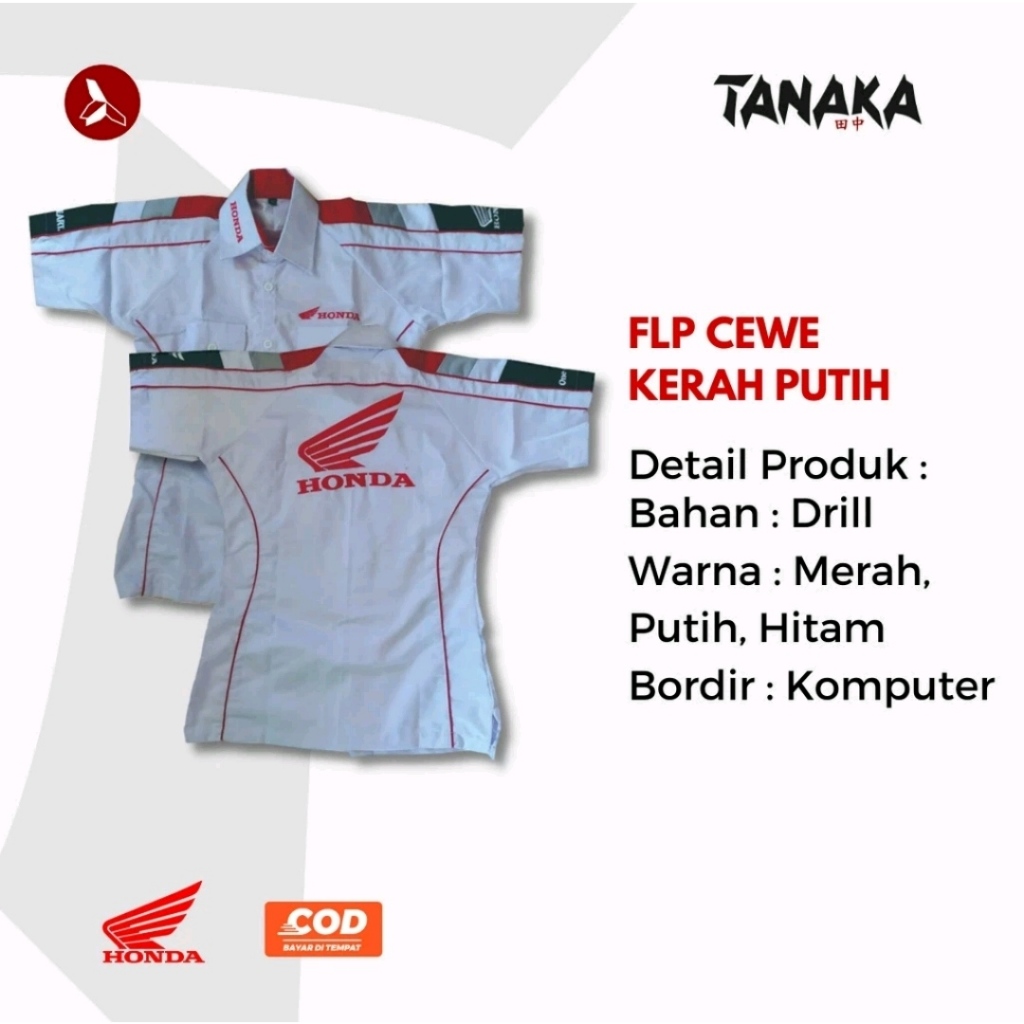 FLP KERAH PUTIH WANITA BORDIR