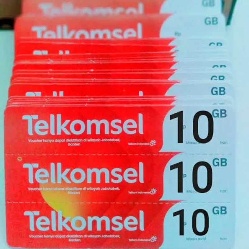 Voucher data Telkomsel 10GB