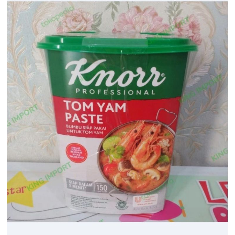 KNORR TOM YAM PASTE 1,5 kg PASTA TOM YAM BUMBU TOM YAM Knor