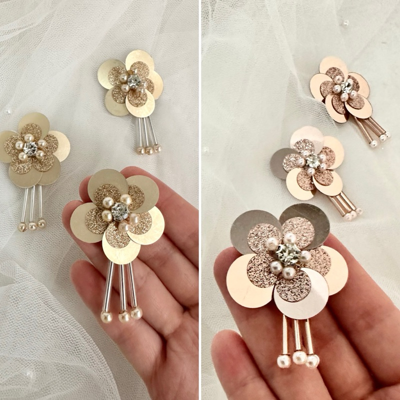 Kahori Floral Payet Bunga 3D / Bunga Juntai / Payet 3D