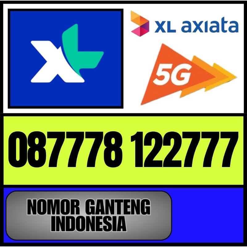 Nomor cantik xl axiata 7778 122777