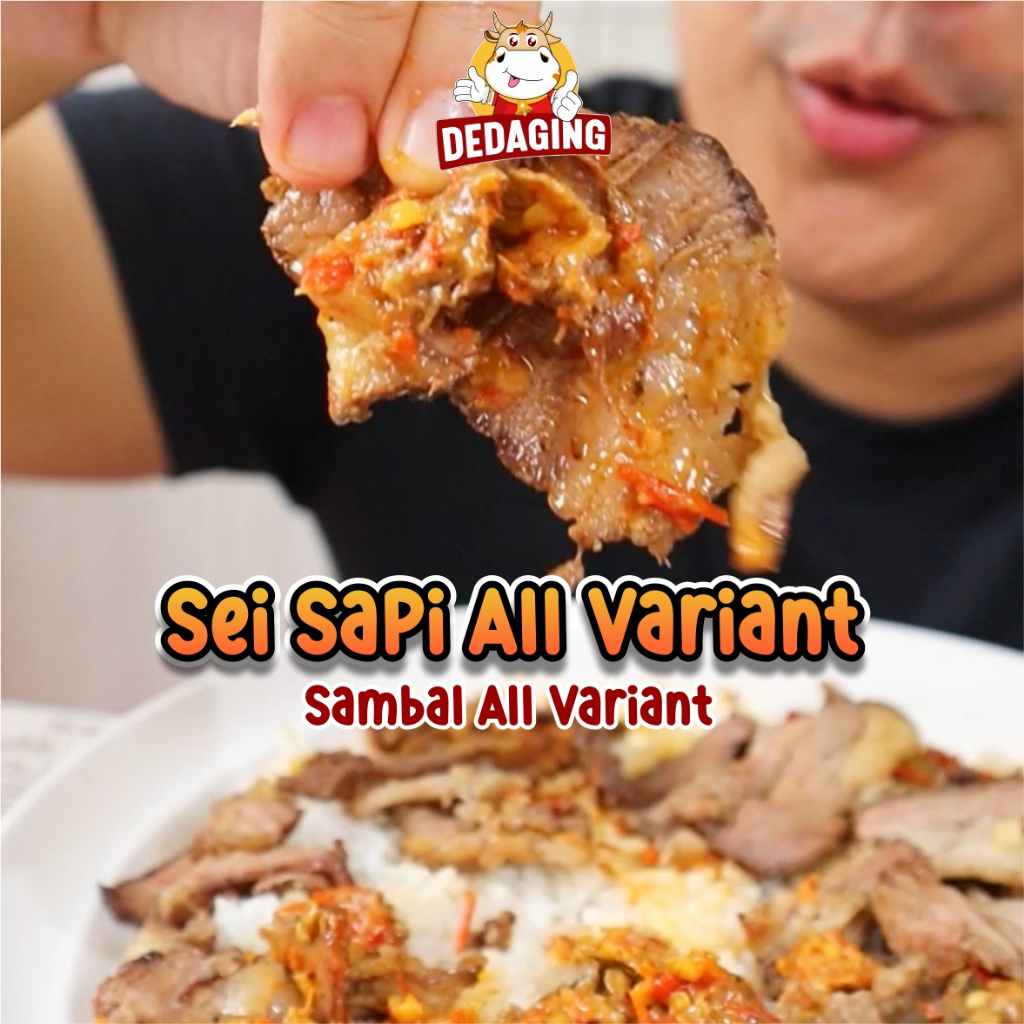 

DEDAGING All Varian - Sei Sapi Daging Asap Wagyu Frozen Oseng Mercon Iga Grill Bukan Bolo Sego