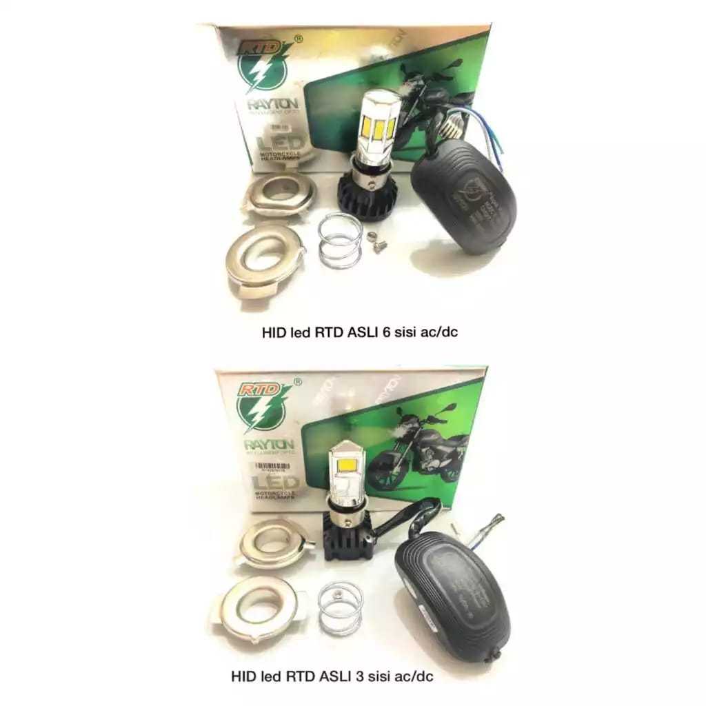 RTD Rayton Lampu LED 6sisi & 3 sisi lampu depan LED Asli RTD rayton lampu LED RTD 3sisi