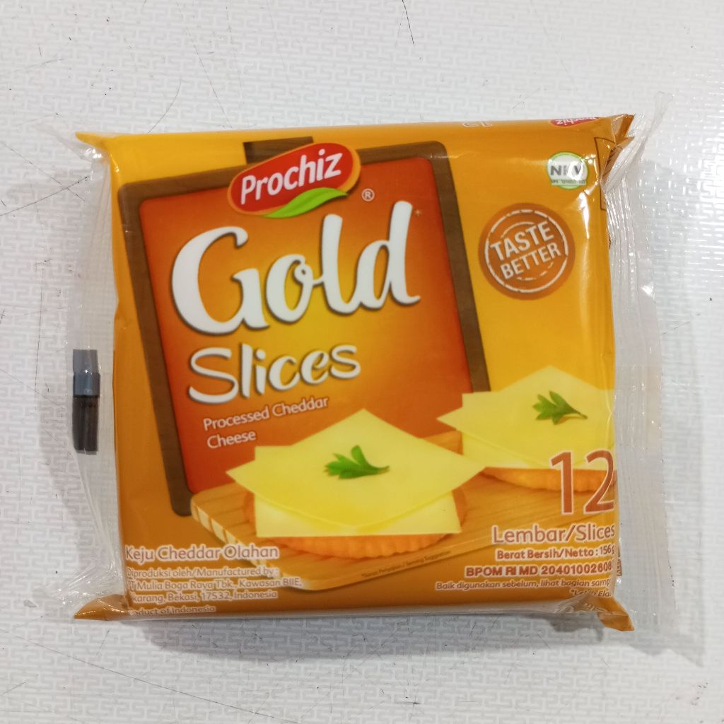 

Prochiz Gold Keju Slice isi 12