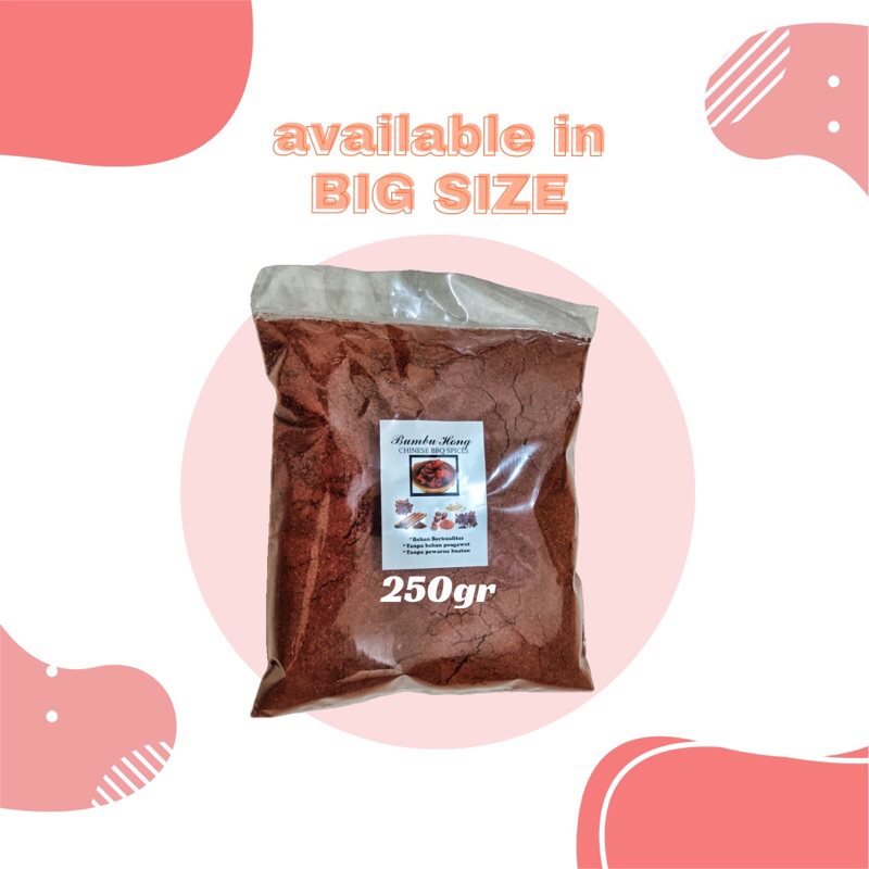 

Bumbu Hong Five Spice Powder Ngohiong Super 250gr