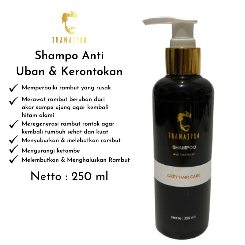 Shampo Anti Uban Anti Ketombe dan Rontok Penyubur Rambut Pemanjang Rambut Penghilang Uban