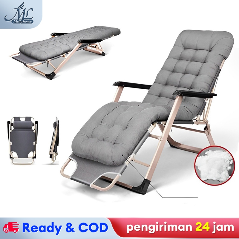Kursi Malas Tempat Tidur Lipat Portable Kursi Lipat Kursi Santai Sofa Santai Lipat Folding Bed Ranja