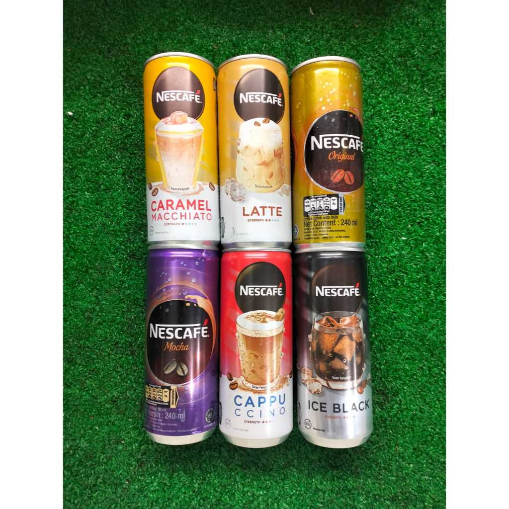 

Nescafe Kopi Kemasan Kaleng All Varian Rasa - 220 & 240 ml